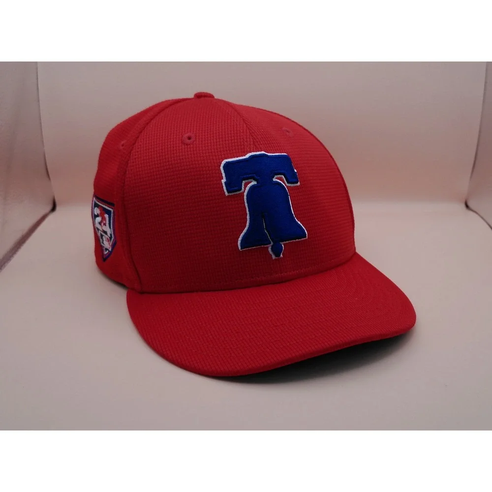 New Era Philadelphia Phillies 59FIFTY Fitted Cap Red Liberty Bell Size 7 MLB NEW